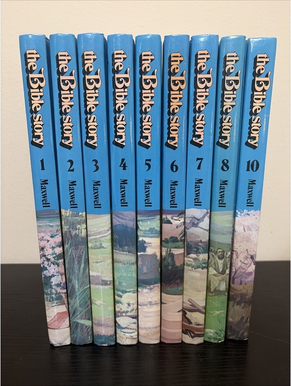 The Bible Story, Arthur S. Maxwell Incomplete 9 Volume Set #9 Missing 1957